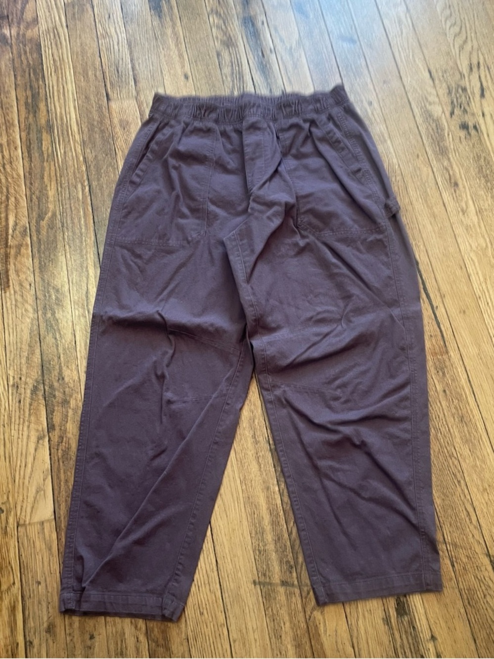 Old Navy Cargo Pulla Pants, Purple, Size L